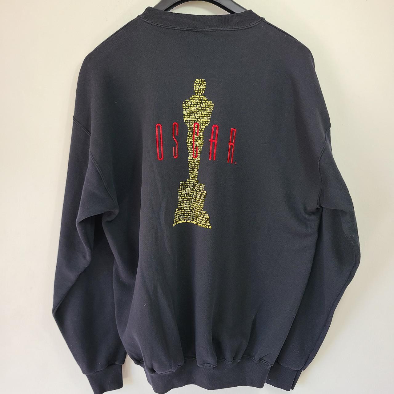 RARE Vintage 1997 69th Annual Oscars Black Crewneck... - Depop