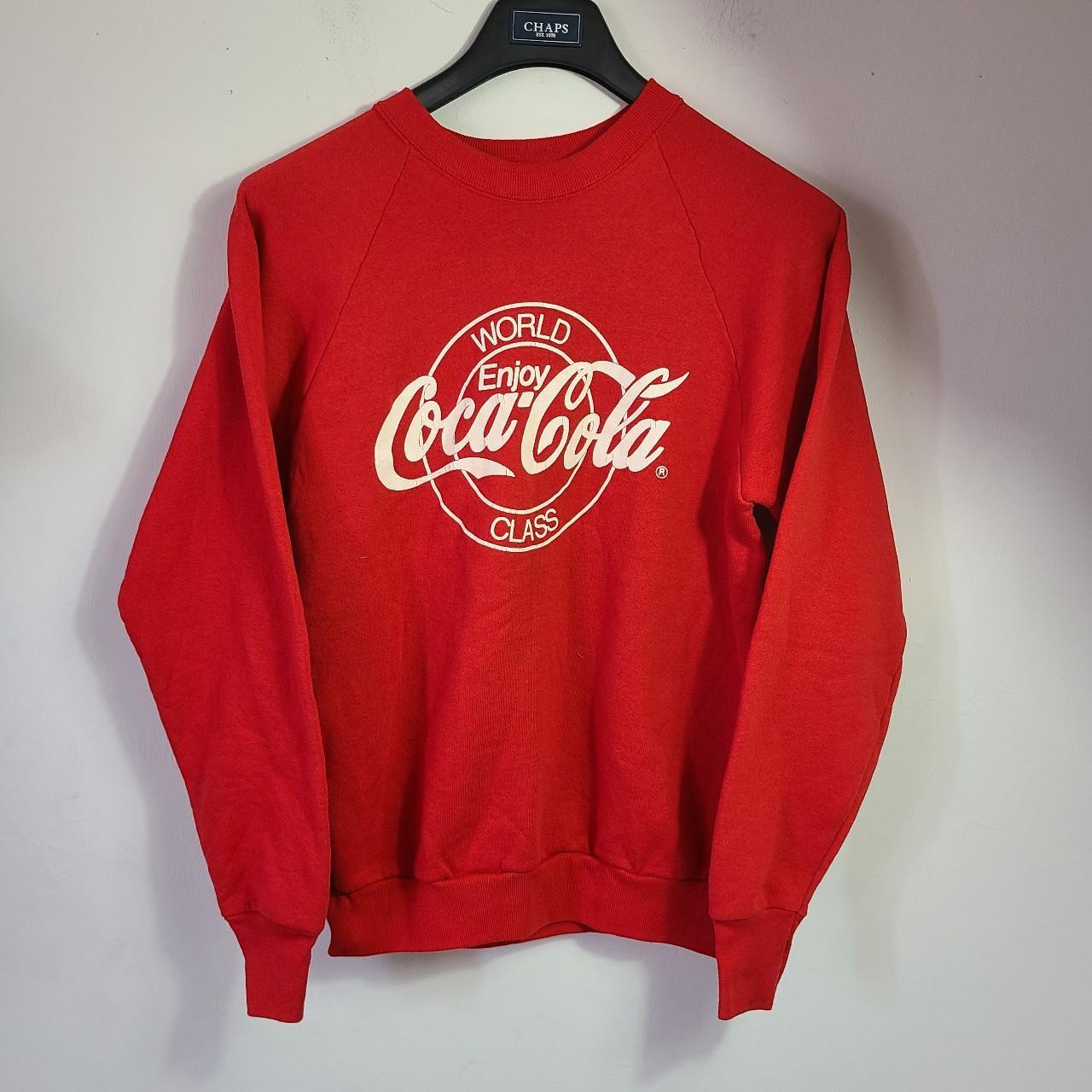 red vintage crewneck