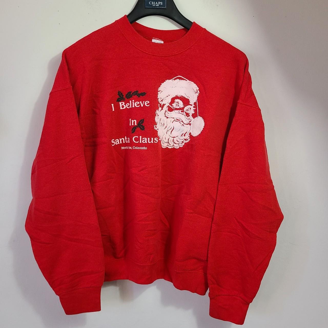 Vintage 90's Fruit of the Loom 'I Believe in Santa... - Depop