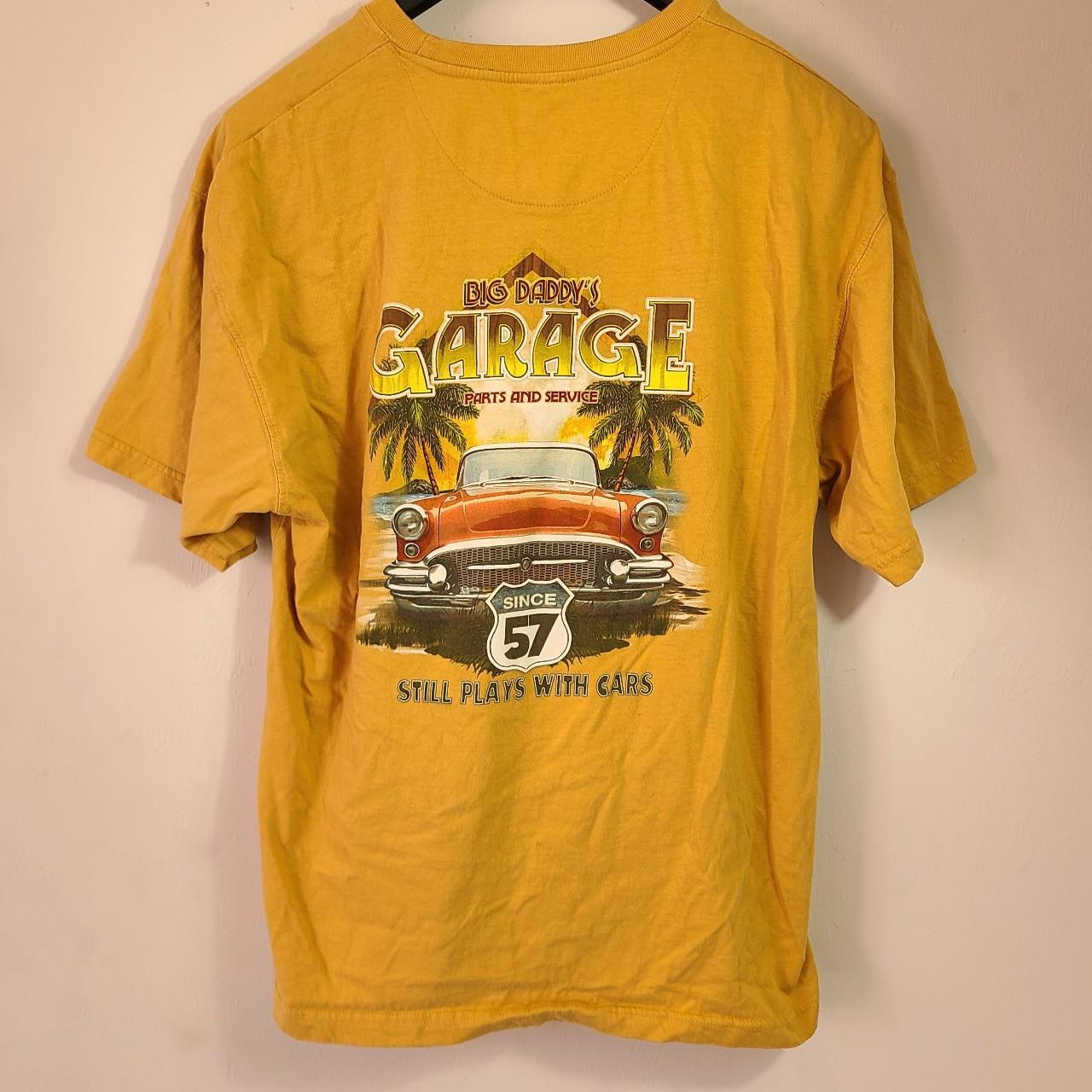 Covington Big Daddy's Garage Tan Graphic T-Shirt!... - Depop