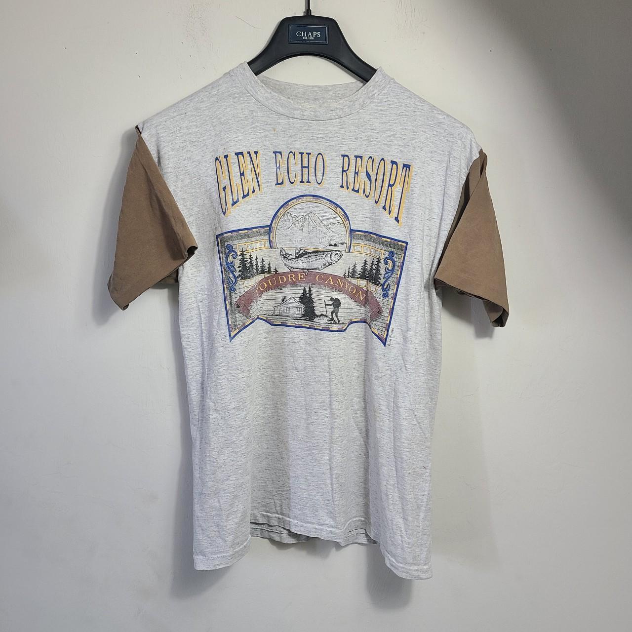 Vintage 80's Glen Echo Resort Poudre Canyon Single... - Depop