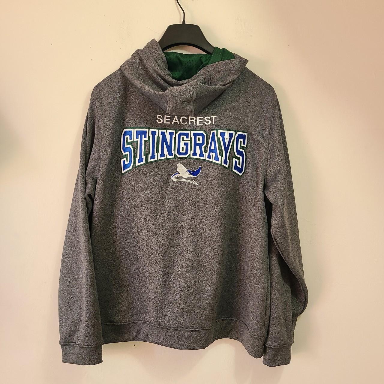 Y2K Neff Seacrest Stingrays School Florida Full Zip... - Depop