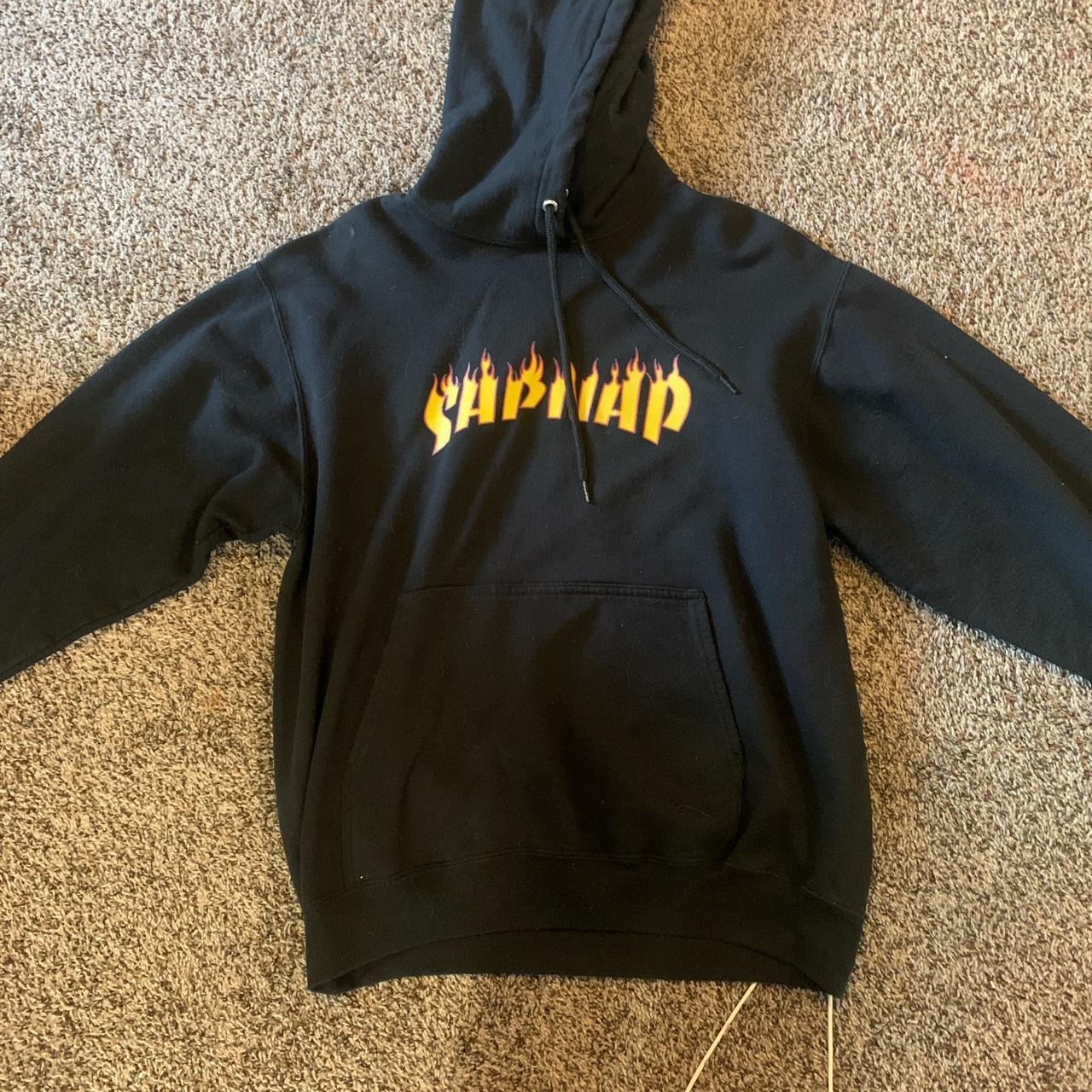 old sapnap hoodie! from old shop! really good... - Depop