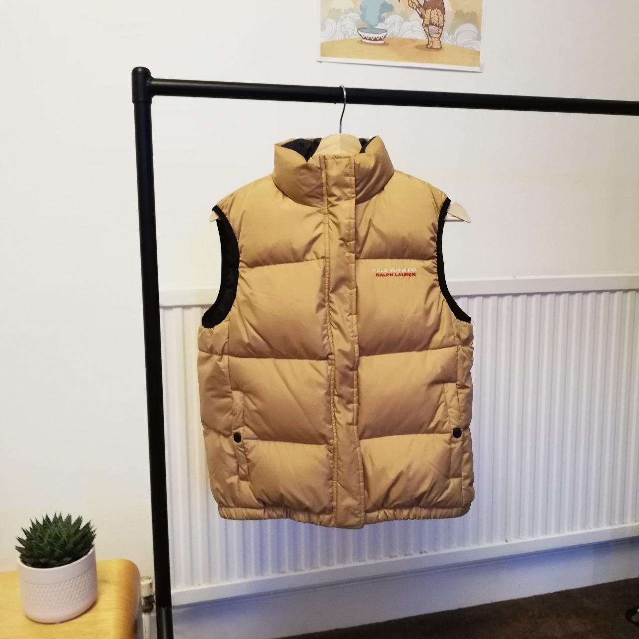 brown ralph lauren body warmer