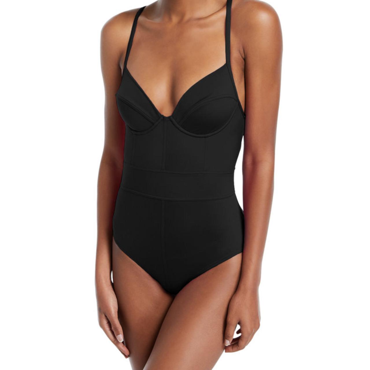 PROENZA SCHOULER BLACK ONE PIECE SWIMSUIT BRAND