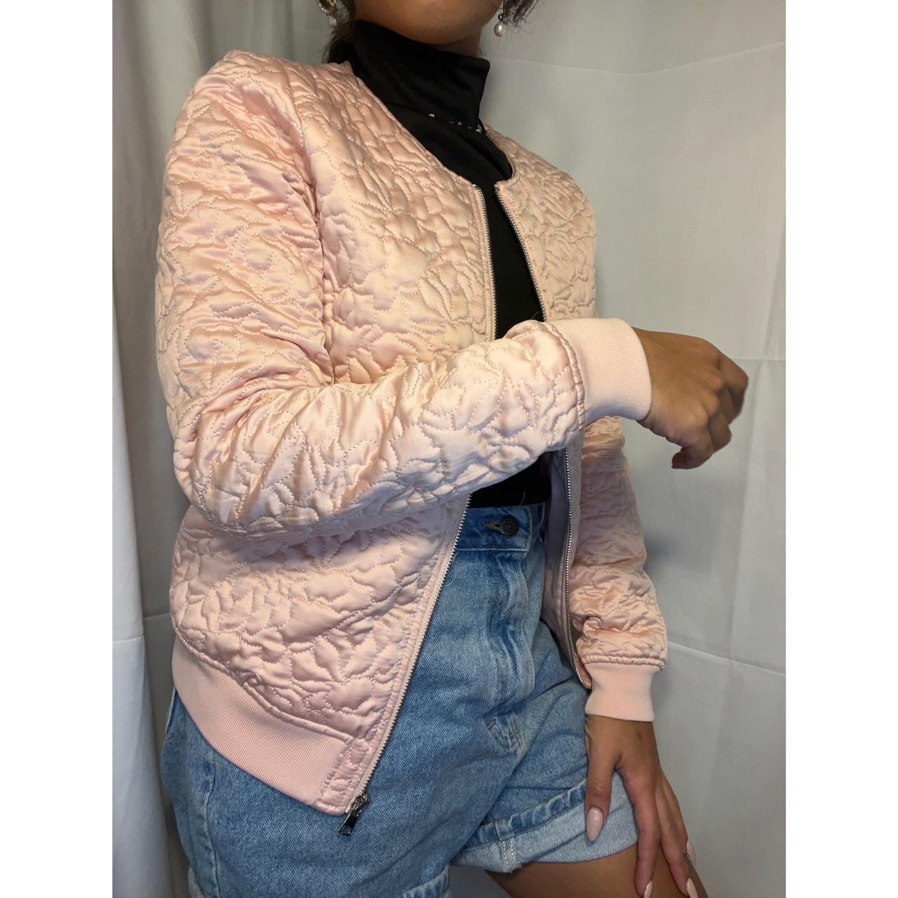 Guess Women's Pink Coat Depop