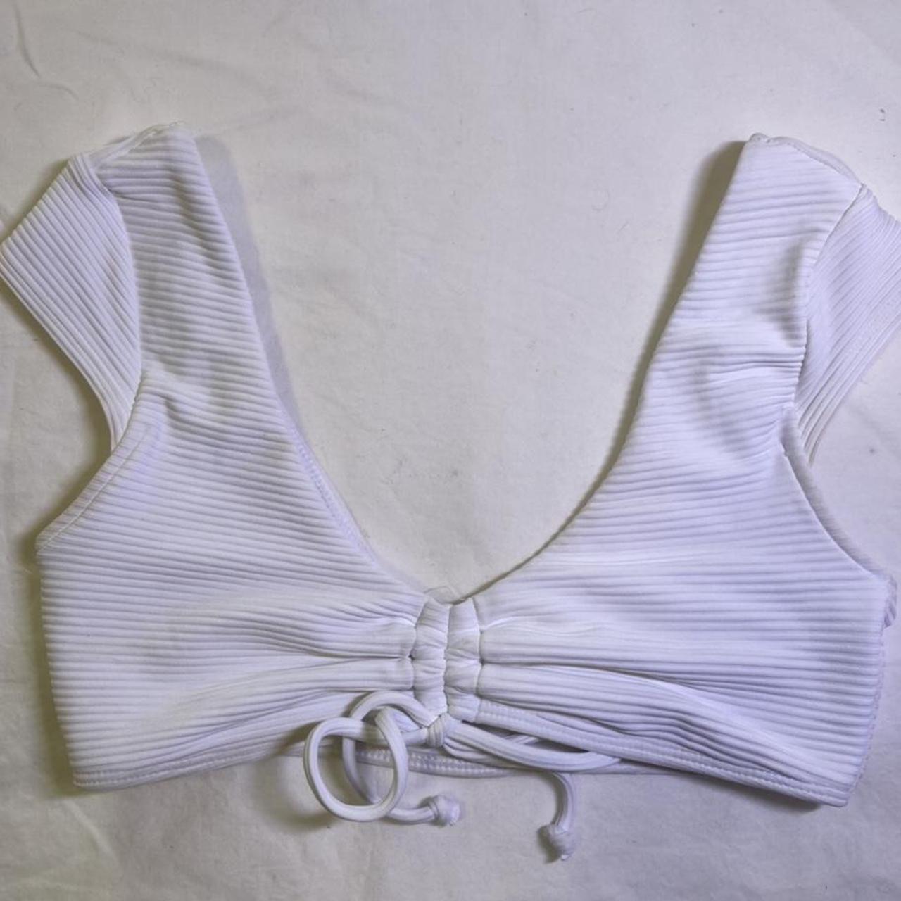 PacSun Women's White Bikini-and-tankini-tops | Depop