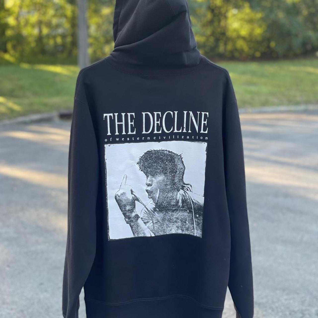 Supreme decline of western civilization online hoodie