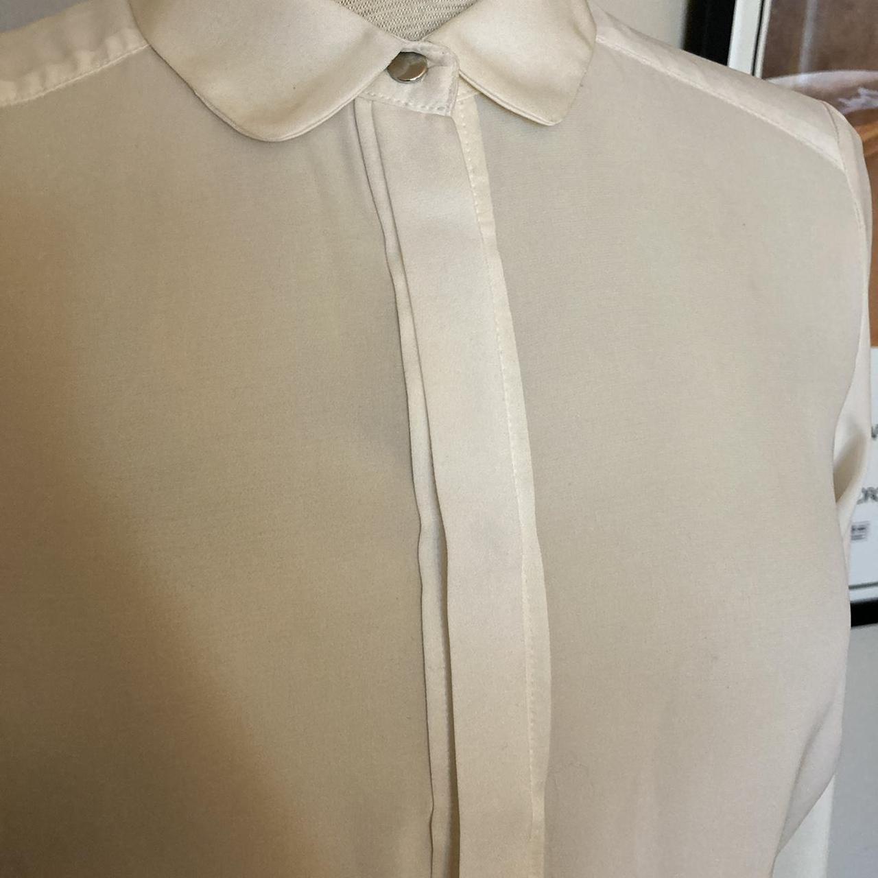 H&M Silk Button Down Blouse Like New. A gorgeous and... - Depop