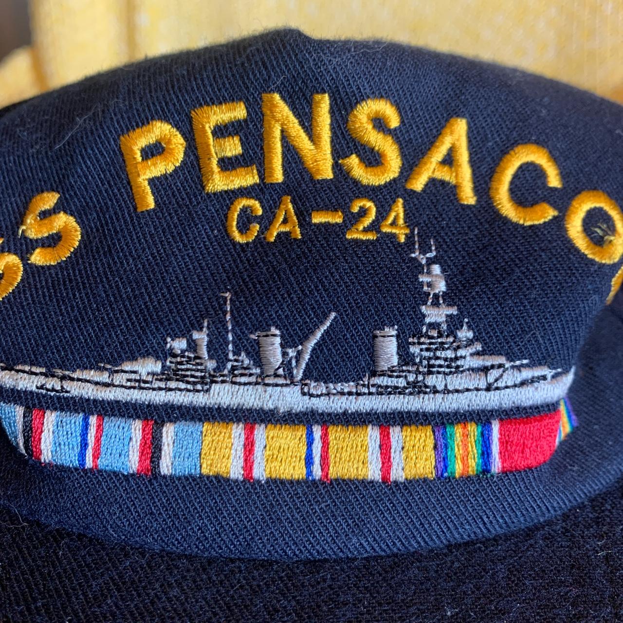 Men's Navy and Yellow Hat (4)