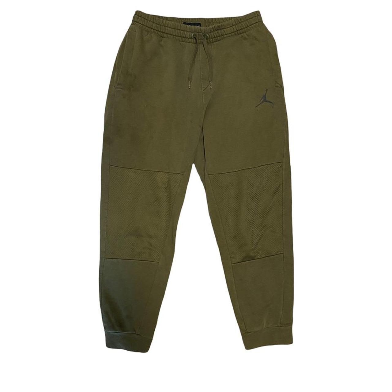 olive green jordan joggers