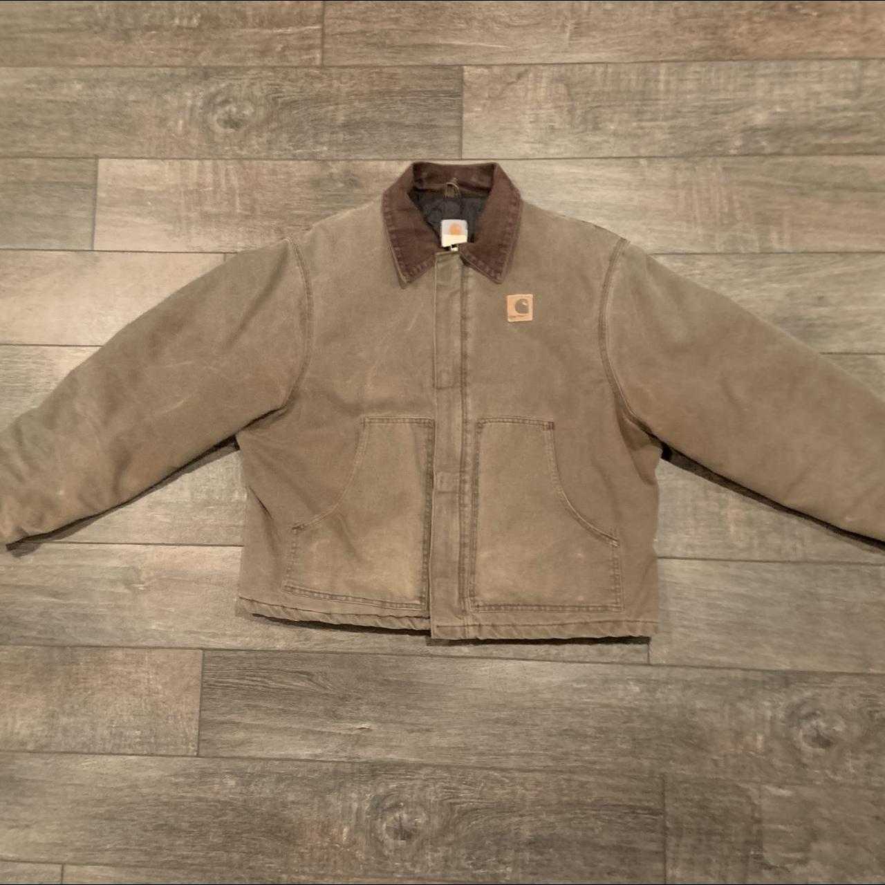 Vintage Carhartt Jacket. 90s. Perfect Fade. Size Xl.... - Depop