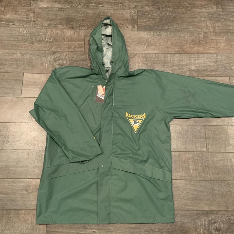 Vintage Green-bay Packers Winter Jacket, Men's - Depop