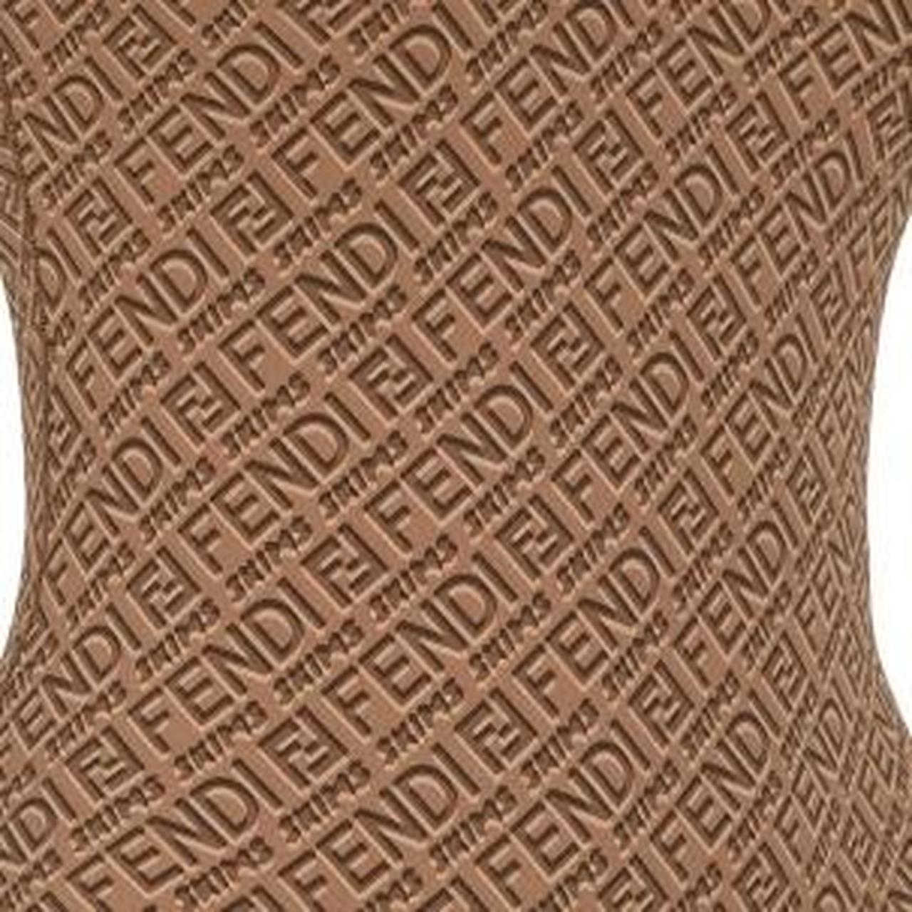 Fendi Women's Tan and Brown Bodysuit (3)