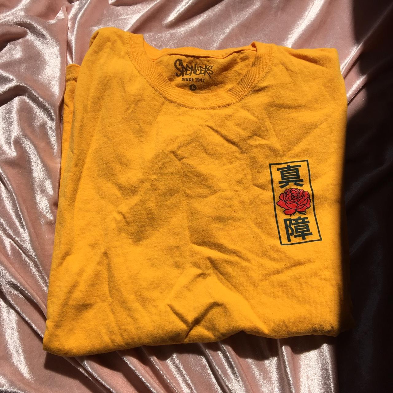 17London Men's Yellow and Red T-shirt
