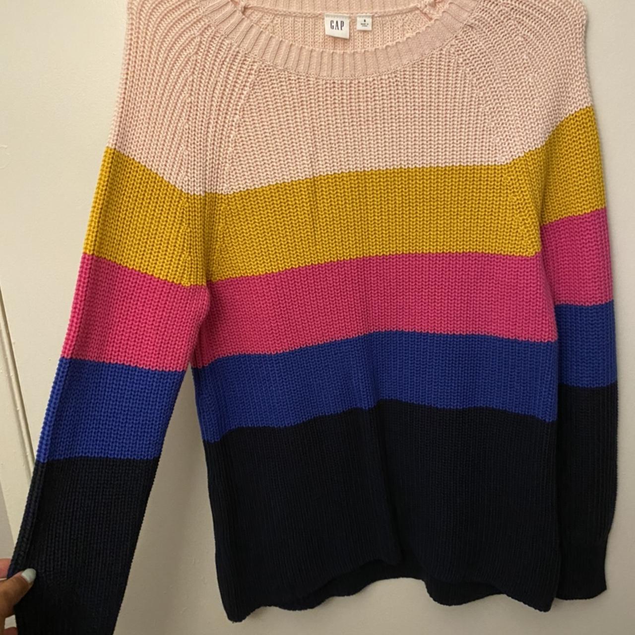 Gap color shop block sweater