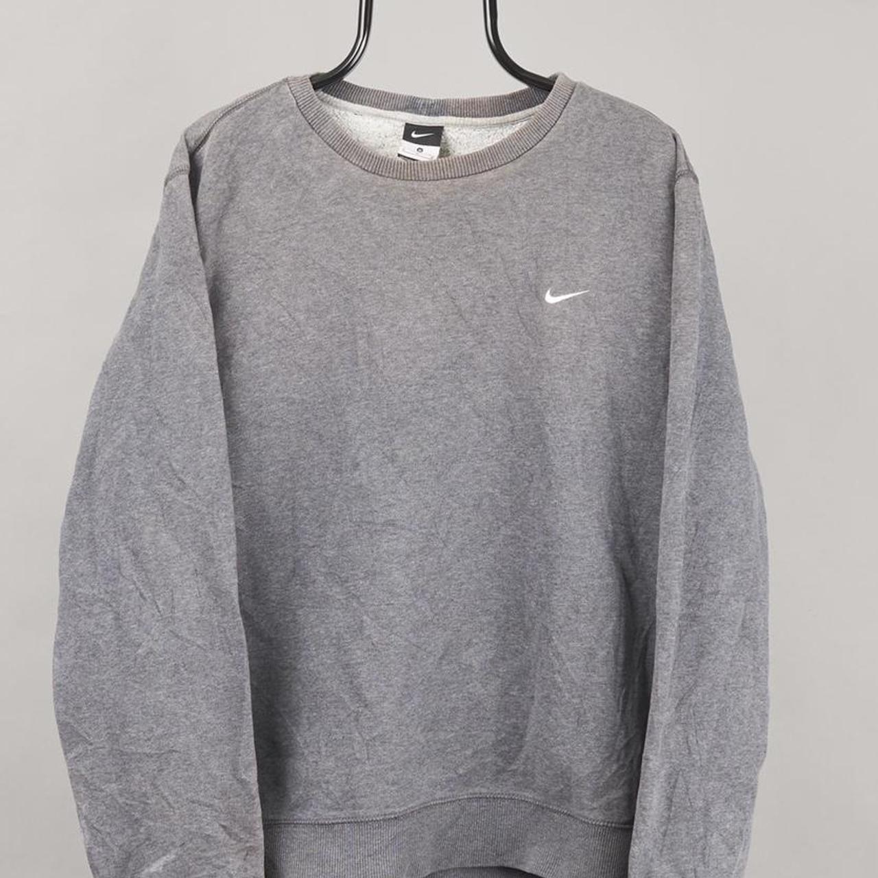 Vintage Nike Sweatshirt Grey Medium Really nice... - Depop