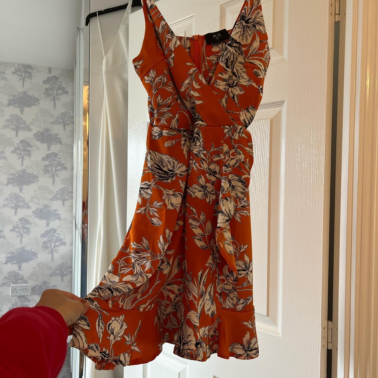 AX Paris Women's Orange Dress Depop