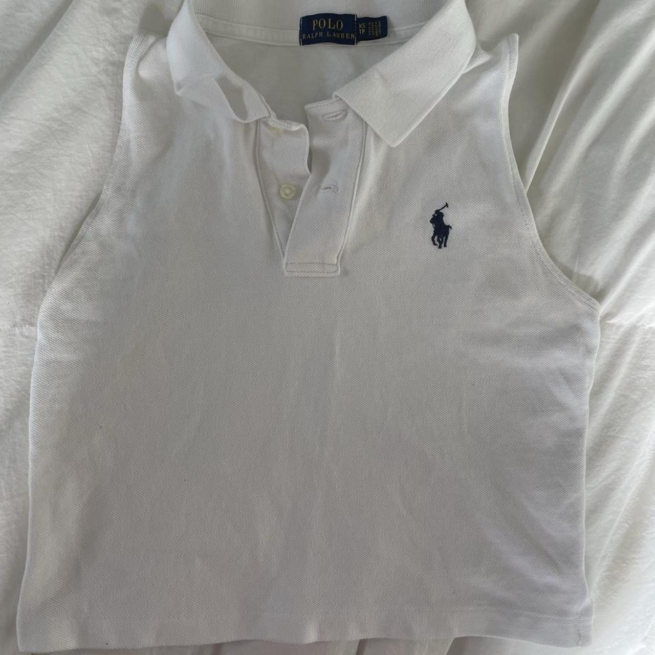 Polo Ralph Lauren Women's White Vest | Depop