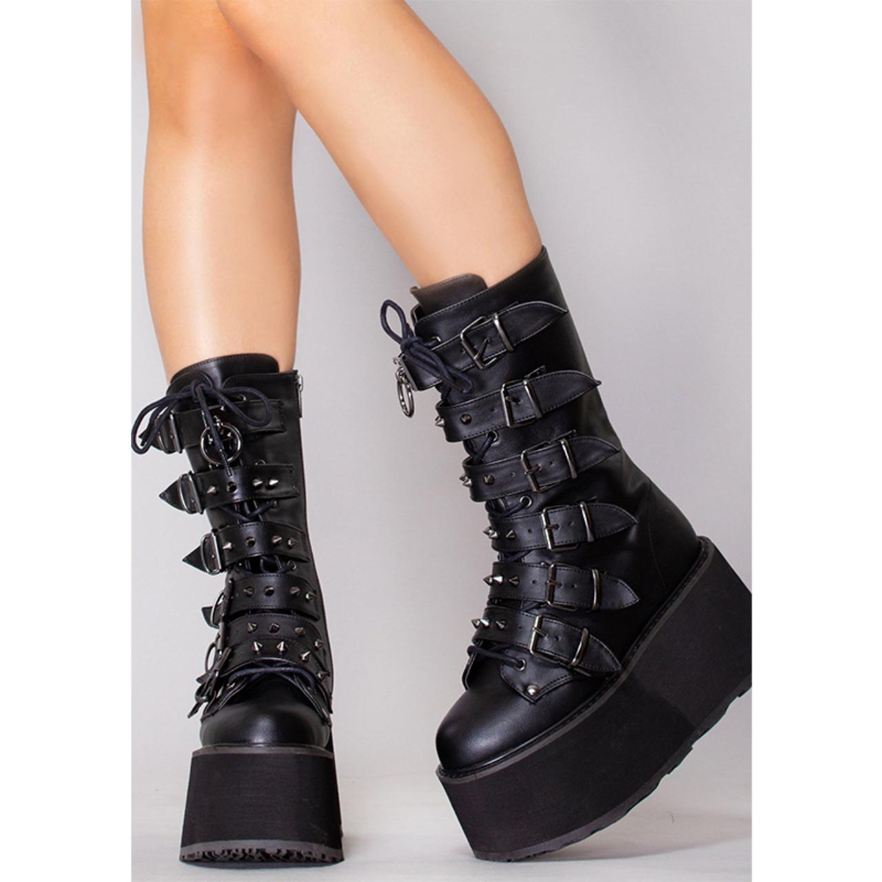 spiked platform shoes