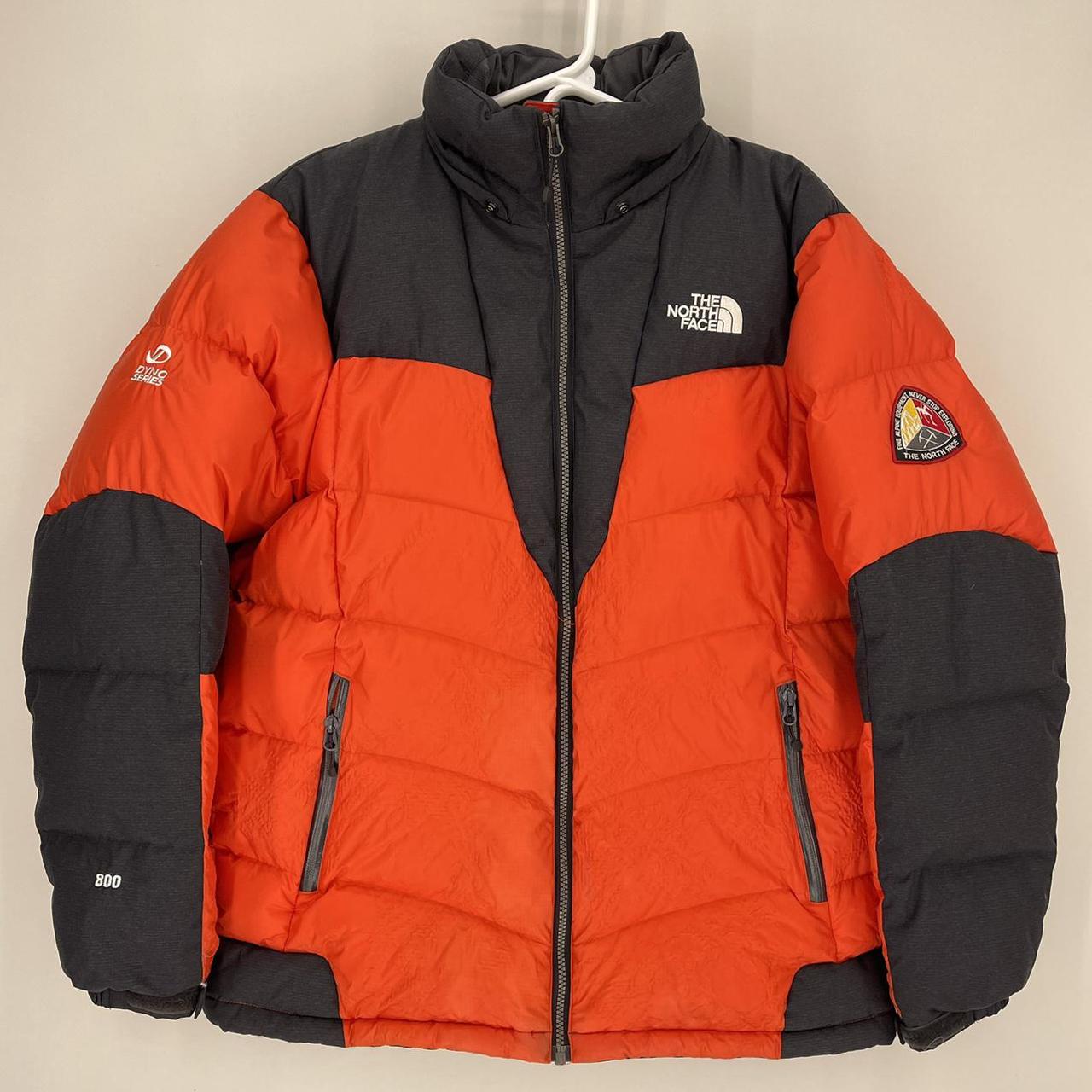 The North Face Dyno Series Puffer Jacket 800, orange... - Depop
