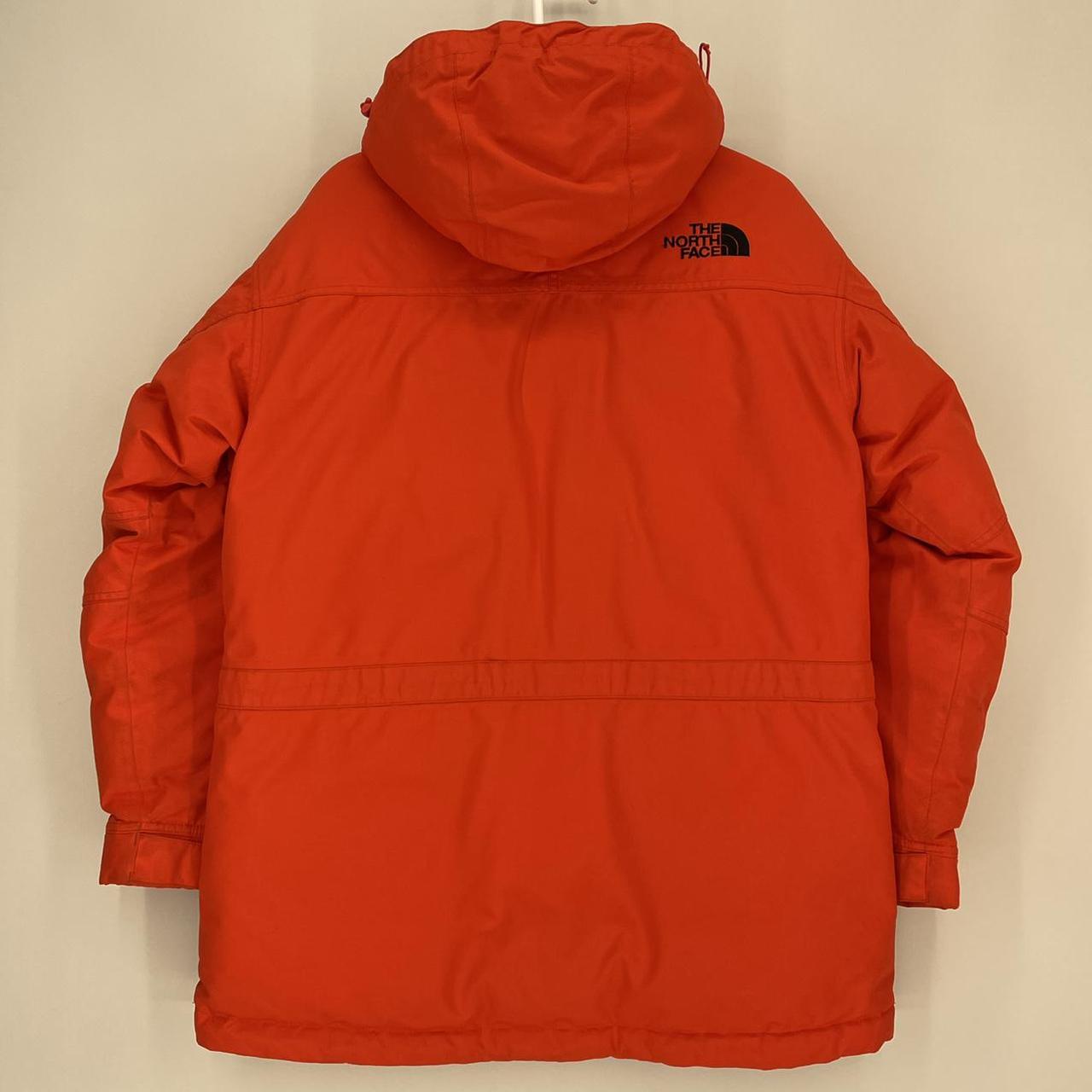 The North Face HyVent Puffer Jacket, bright orange... - Depop
