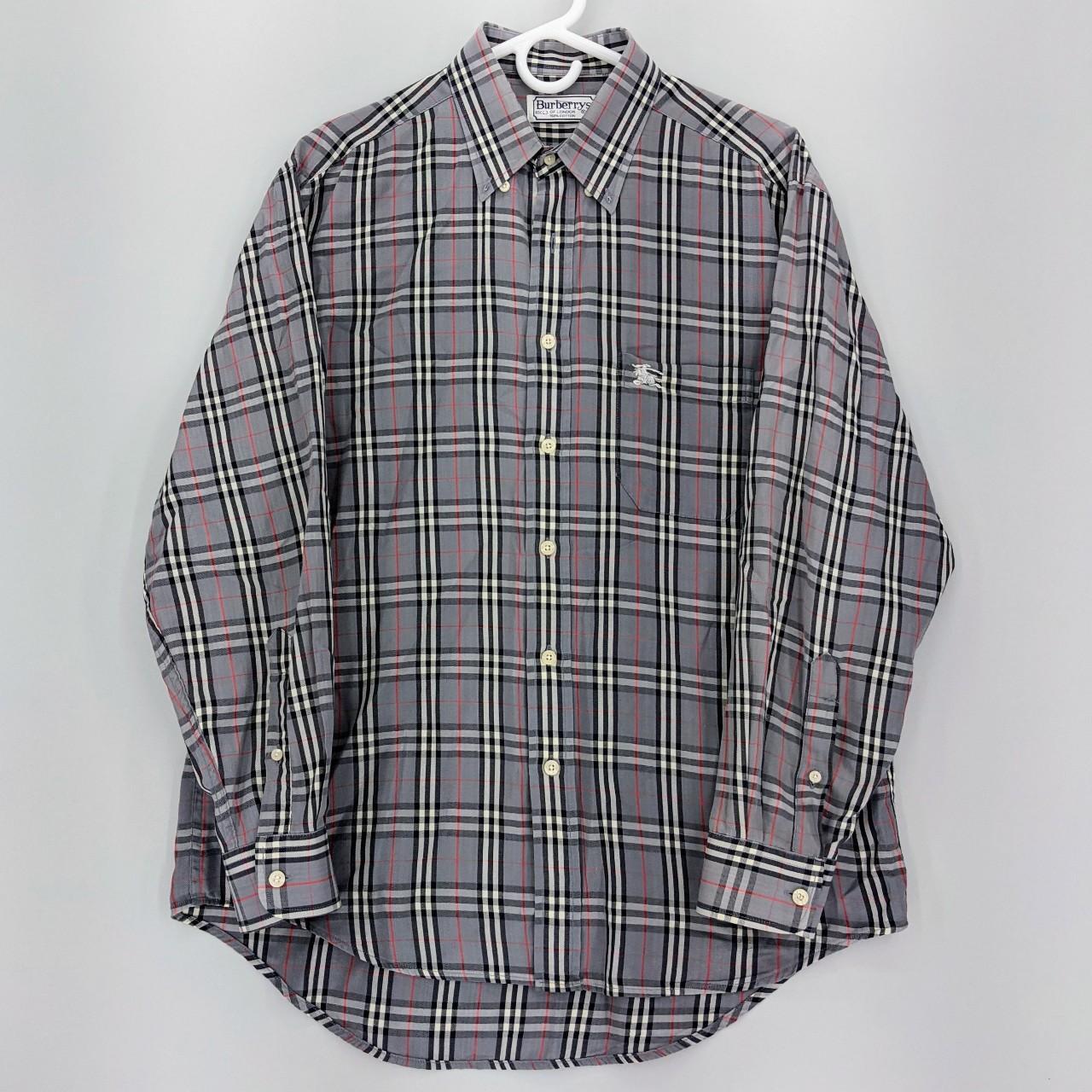 Burberry original vintage nova shirt , men’s size L... - Depop