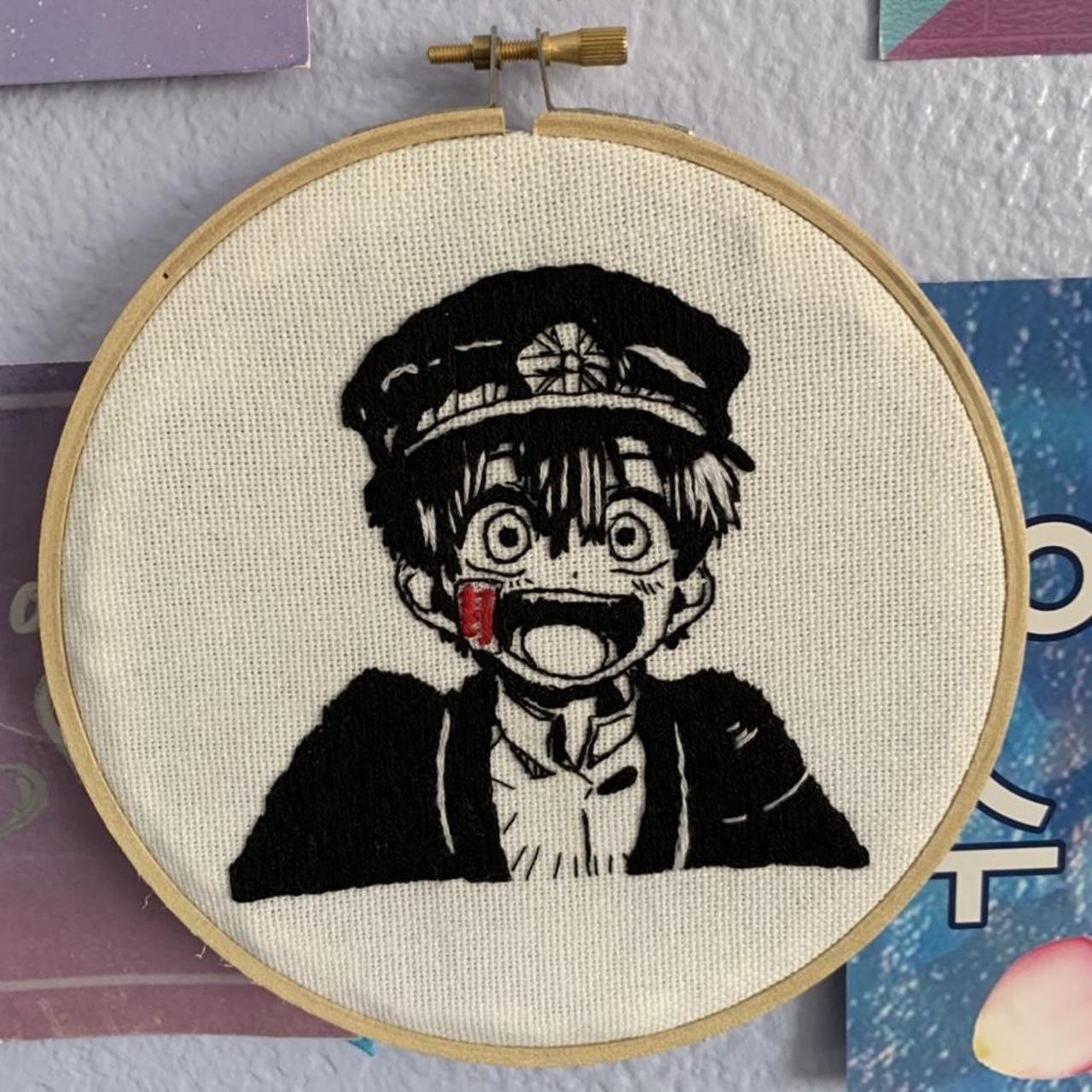 Toilet bound Hanako-Kun embroidery 💕 6 in hoop - | Depop