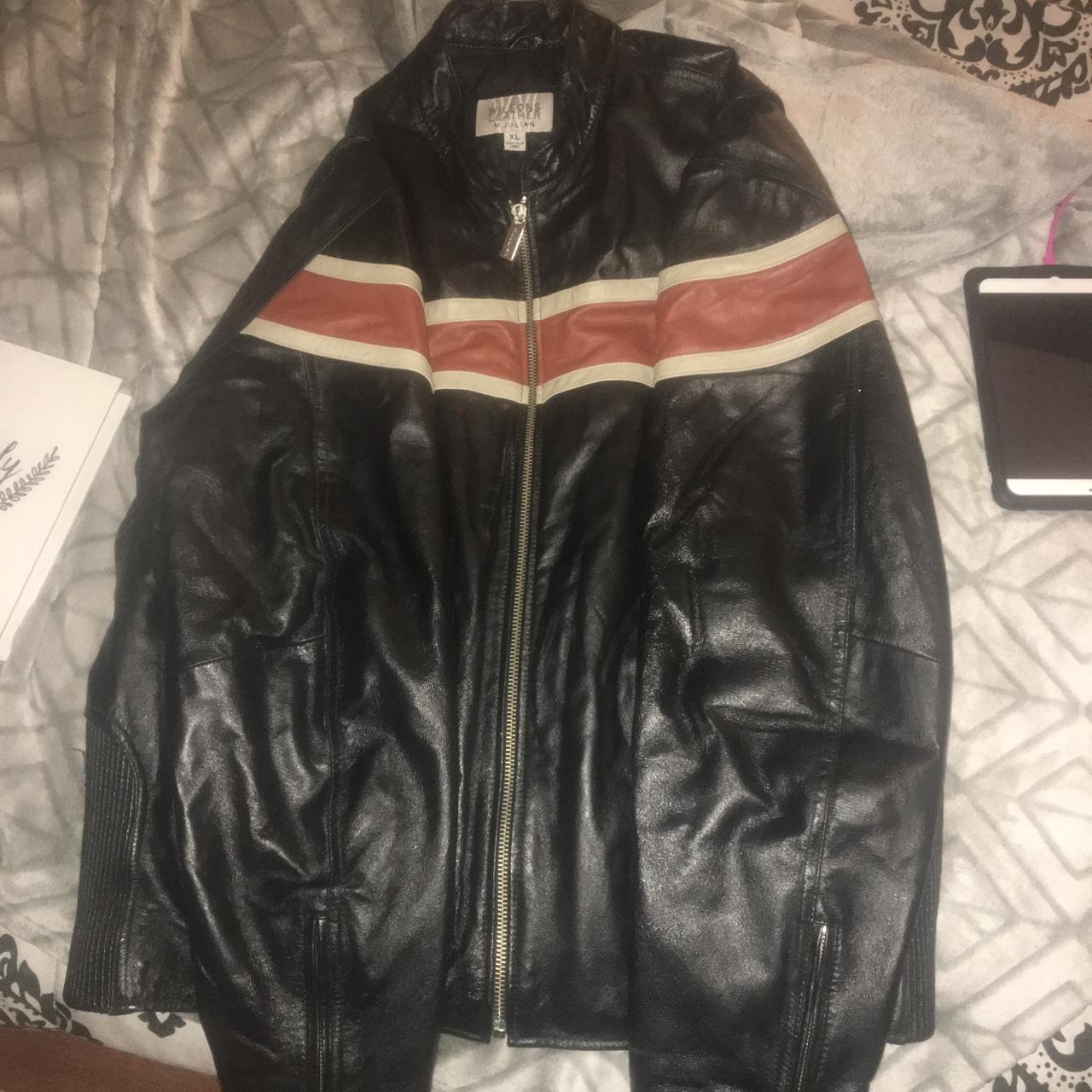 Wilson leather hotsell red jacket