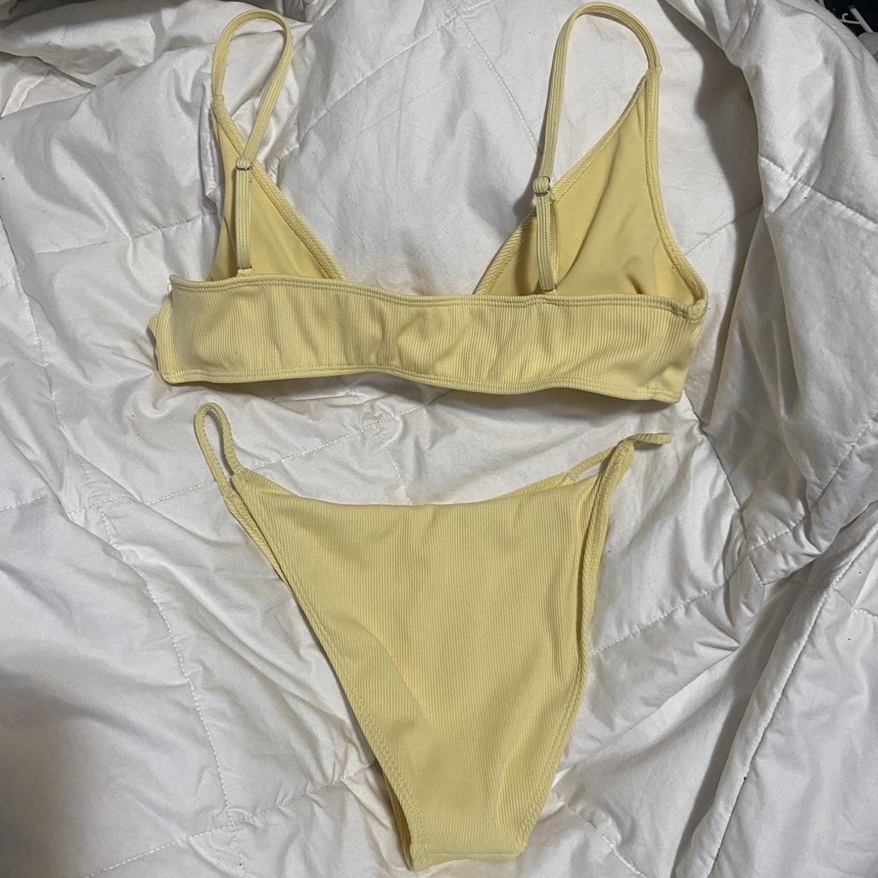 PacSun Women's Yellow Bikinis-and-tankini-sets | Depop