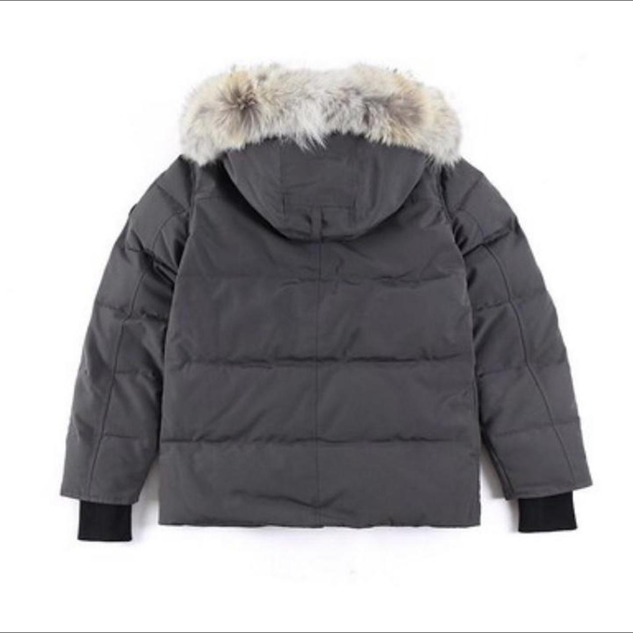 Canada goose hot sale grey fur