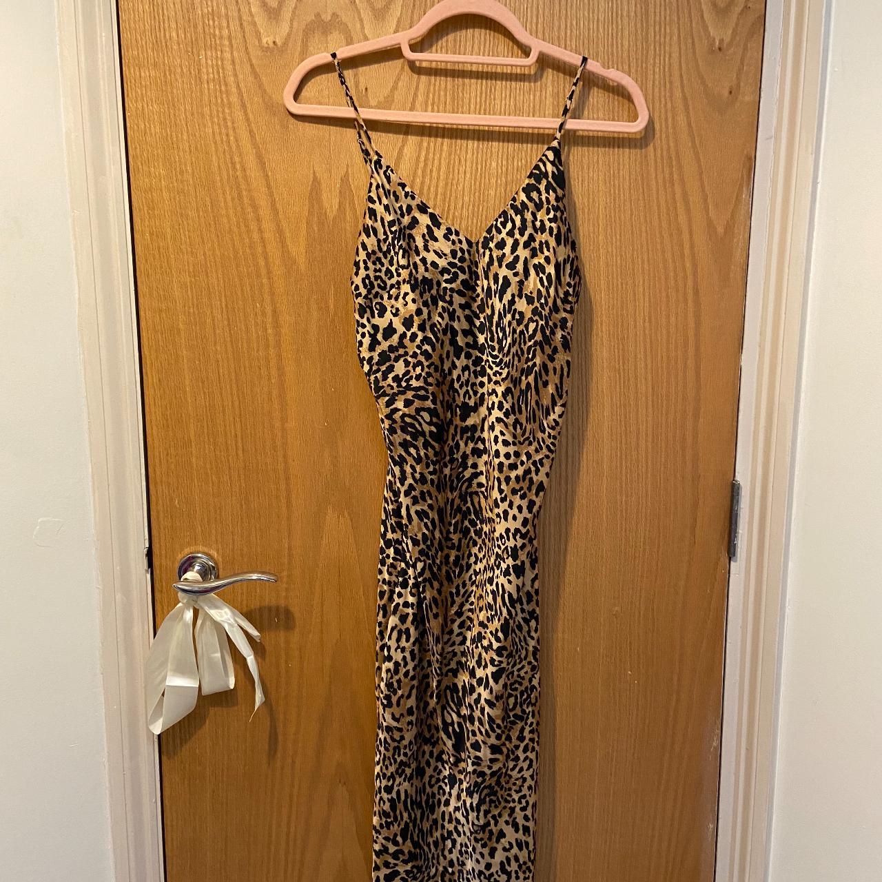 Bershka store leopard dress