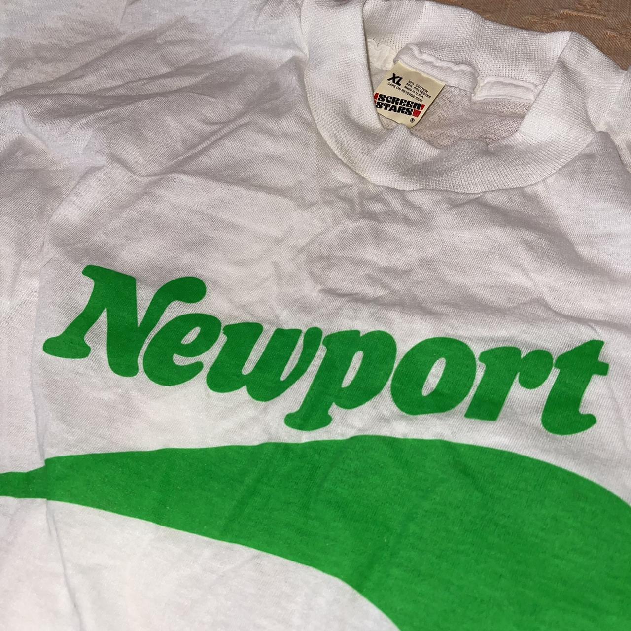 Dead stock Vintage Newport Cigarettes tees from the... - Depop