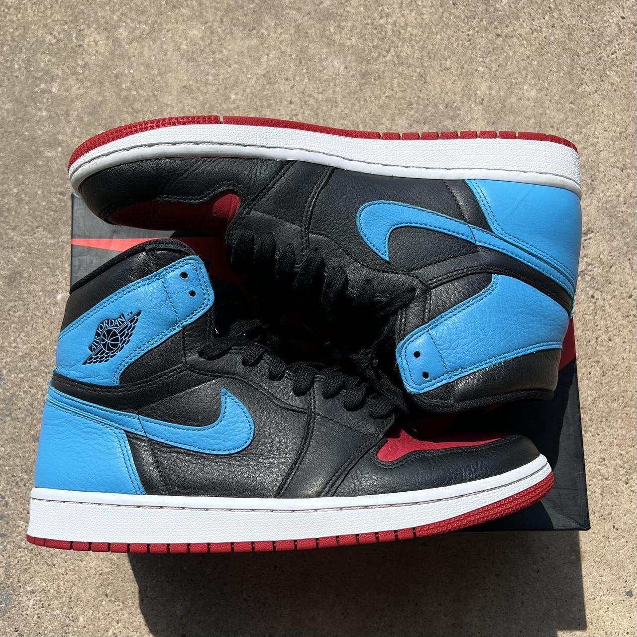 jordan 1 unc blue and red