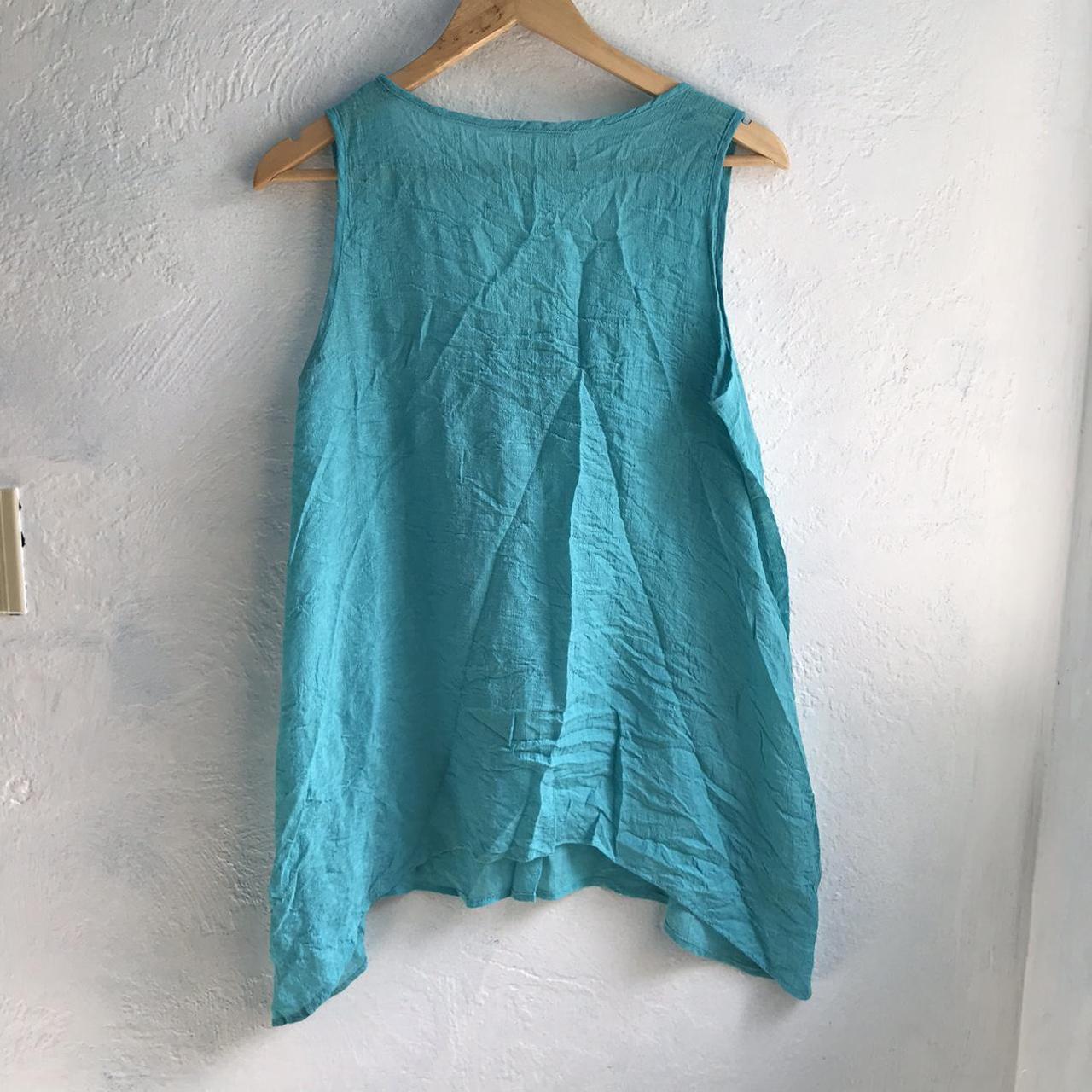 Product Image 3 - 1990s Vintage Semi Sheer Turquoise
