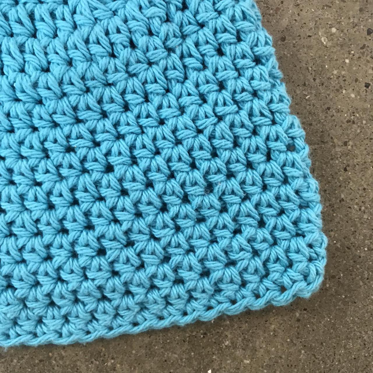 Product Image 4 - Handmade Handknit Crocheted Turquoise Blue