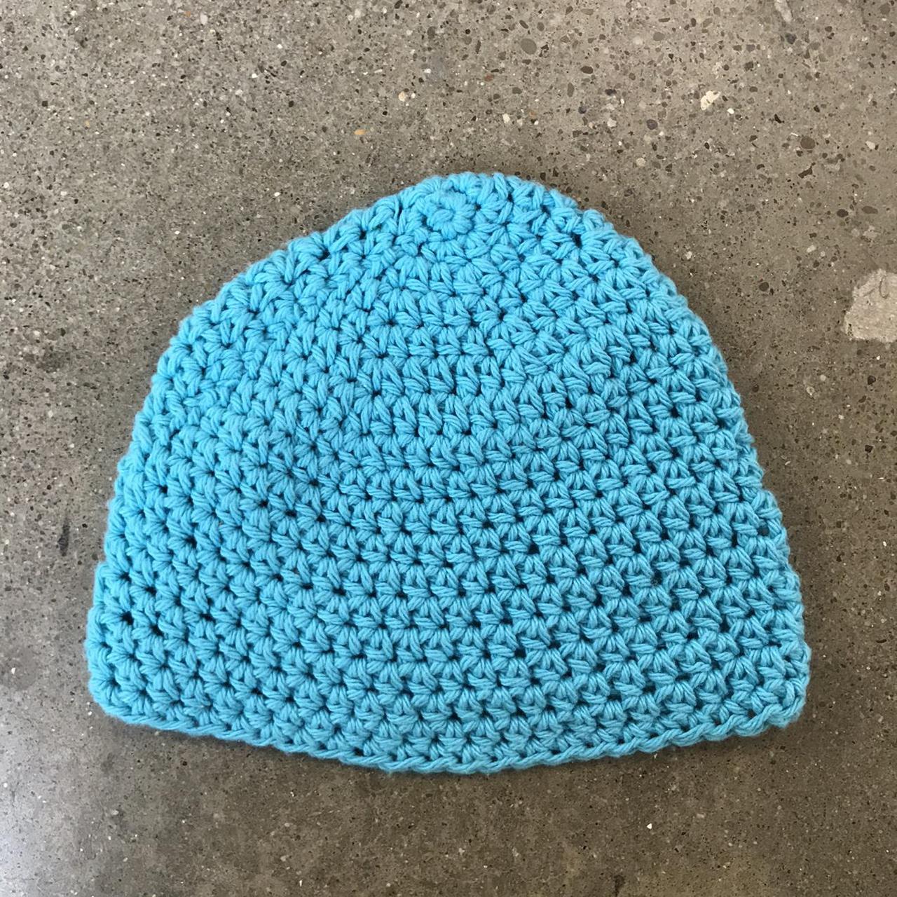 Product Image 2 - Handmade Handknit Crocheted Turquoise Blue