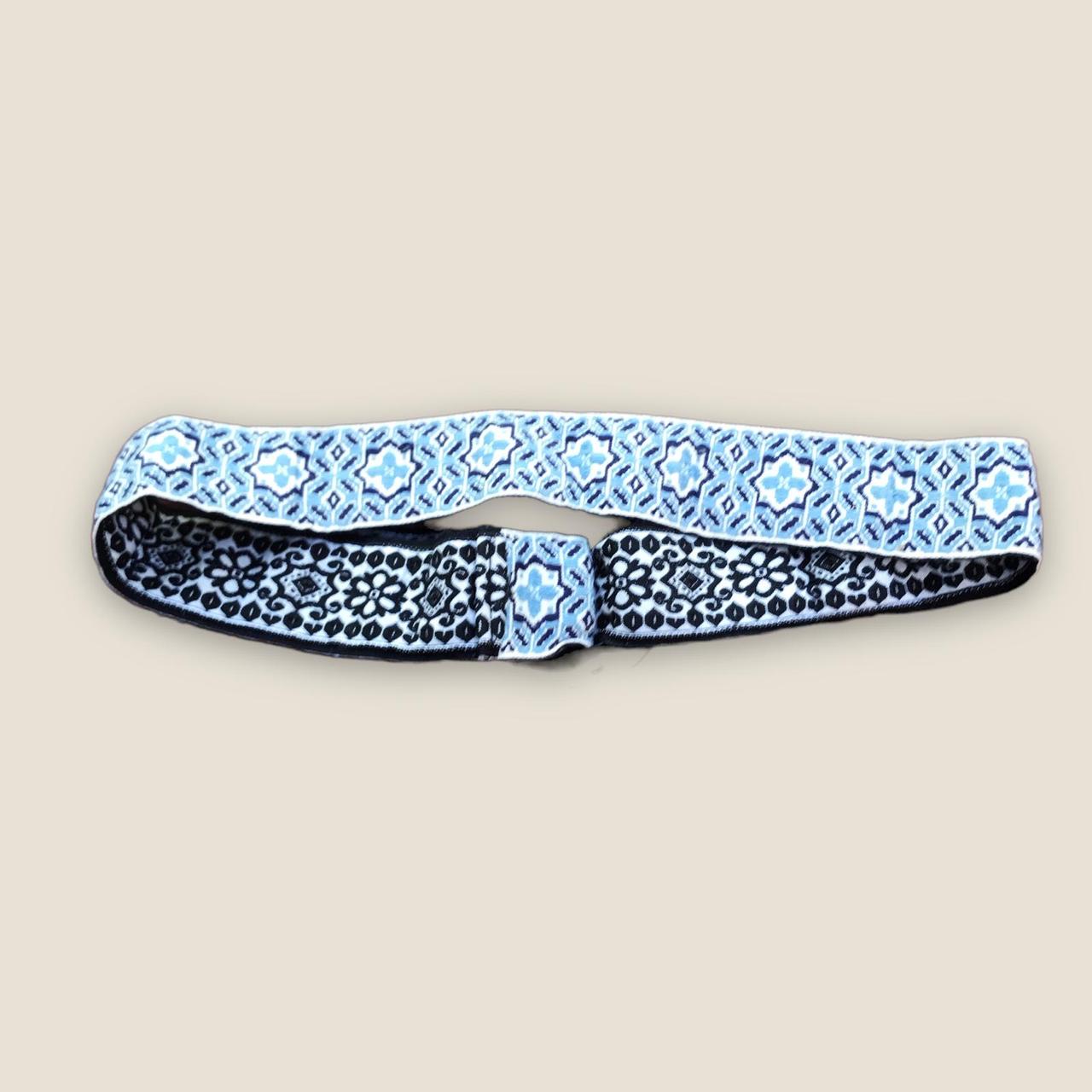 American Vintage Women's Blue and White Belt (4)
