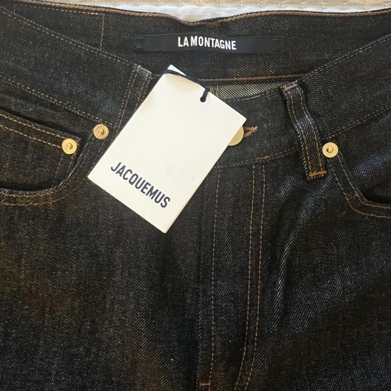 Jacquemus Women's Navy and Blue Jeans (4)