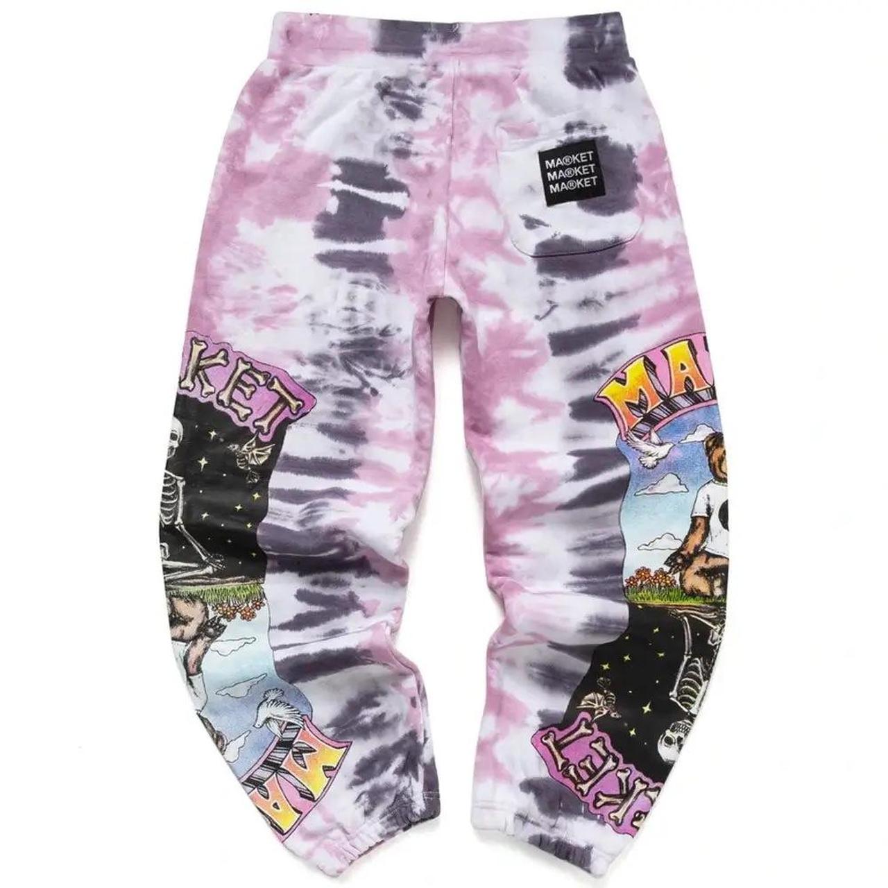 Chinatown Market Men's Pink and Purple Joggers-tracksuits | Depop