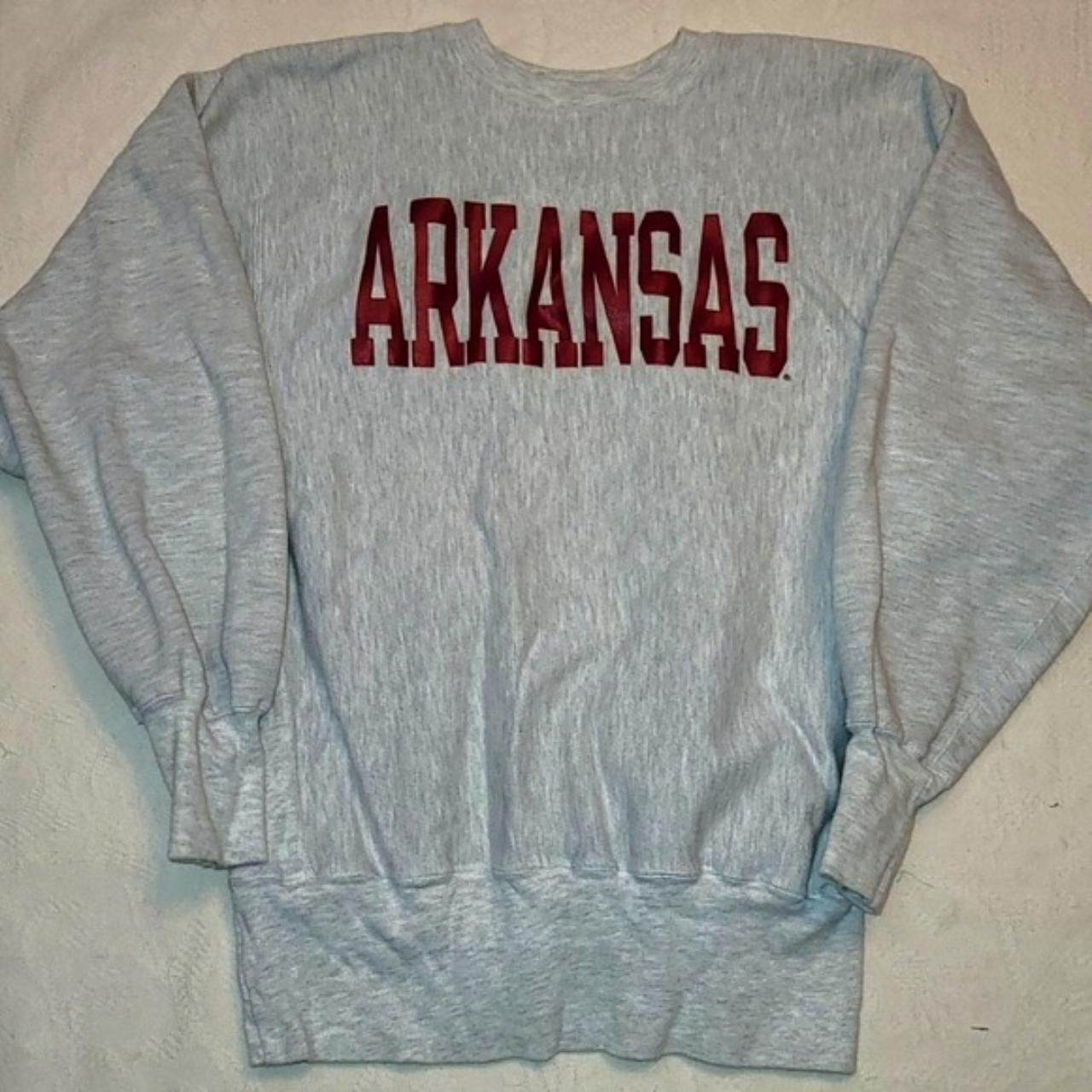 Cool sweatshirt Vintage Champion Arkansas 80's... - Depop