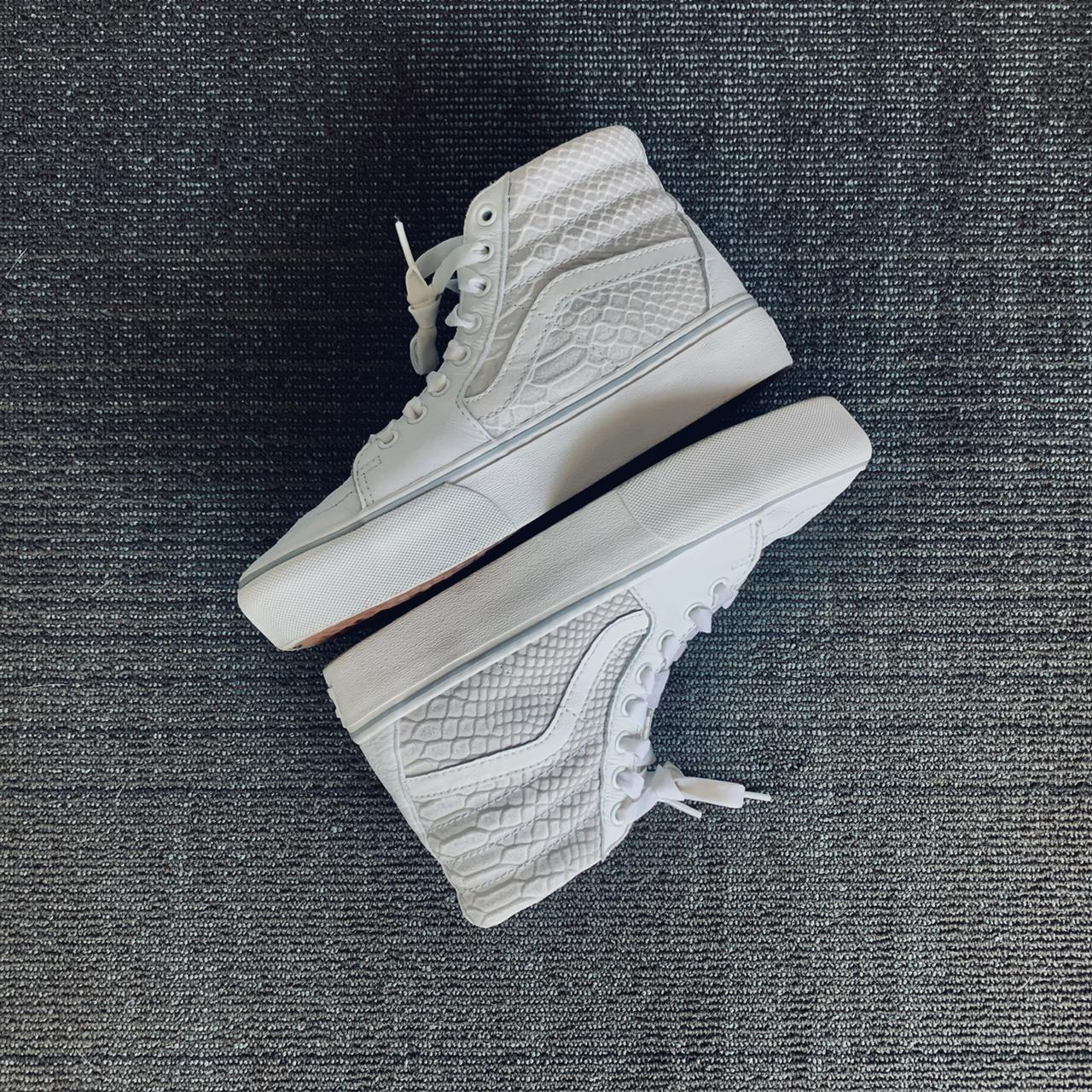 Vans sk8 hi platform cheap leather