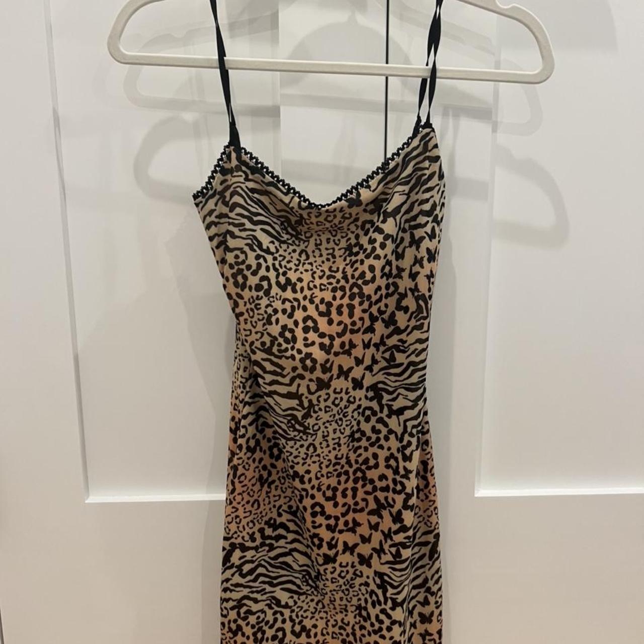 Princess Polly cheetah print dress size 2 new with... - Depop