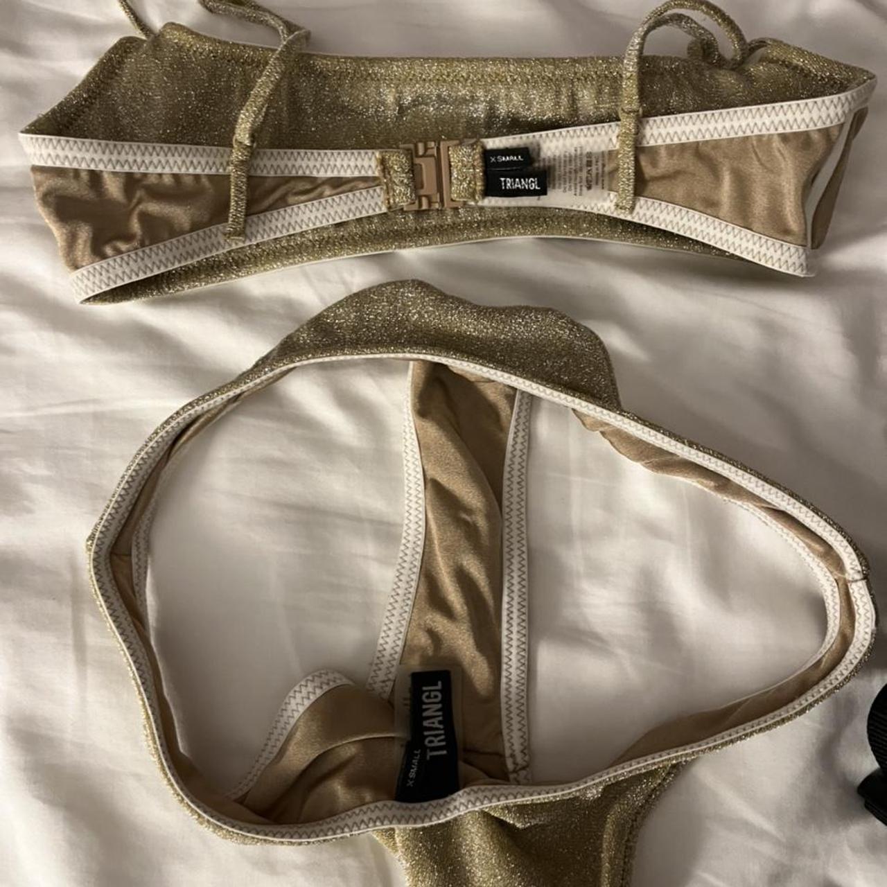 Bnwot Triangl Mica Sparkle Bikini Both Size Xs Depop