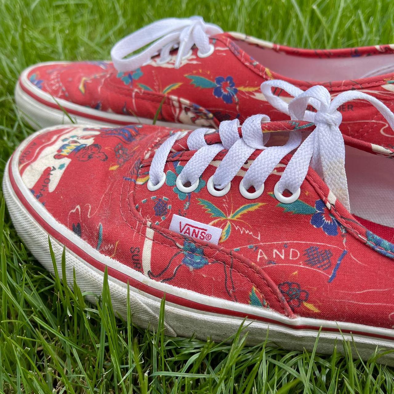 red hawaiian vans