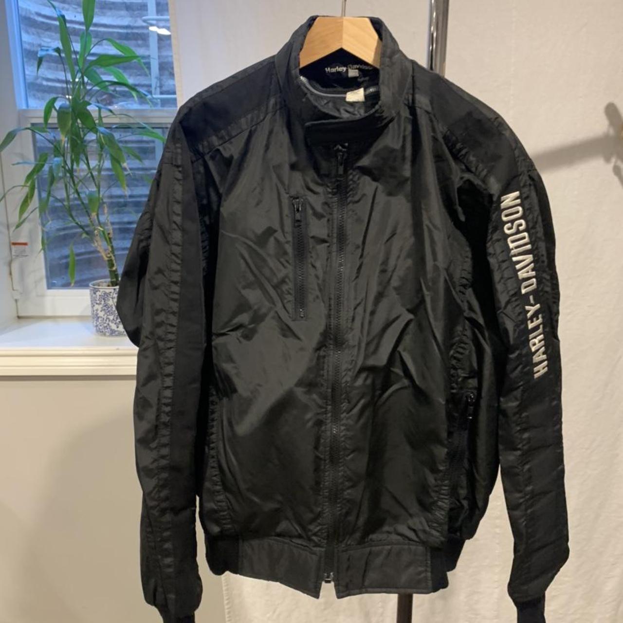 harley davidson nylon bomber jacket