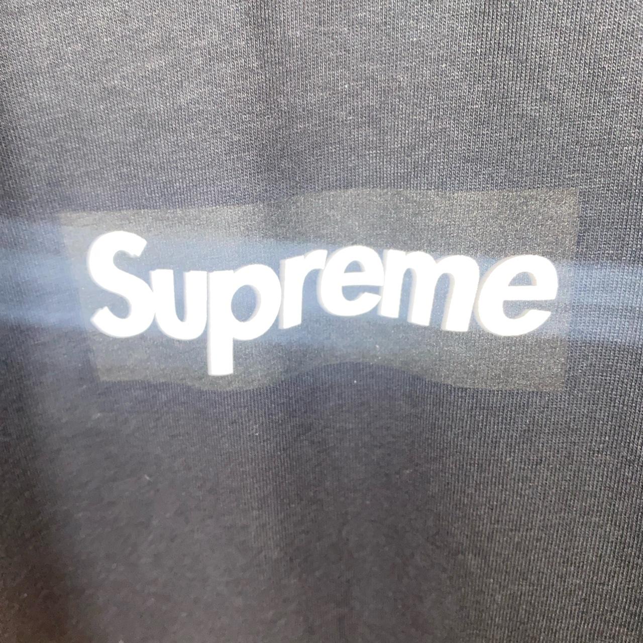 Supreme Box logo long sleeve tee in black Size - Depop