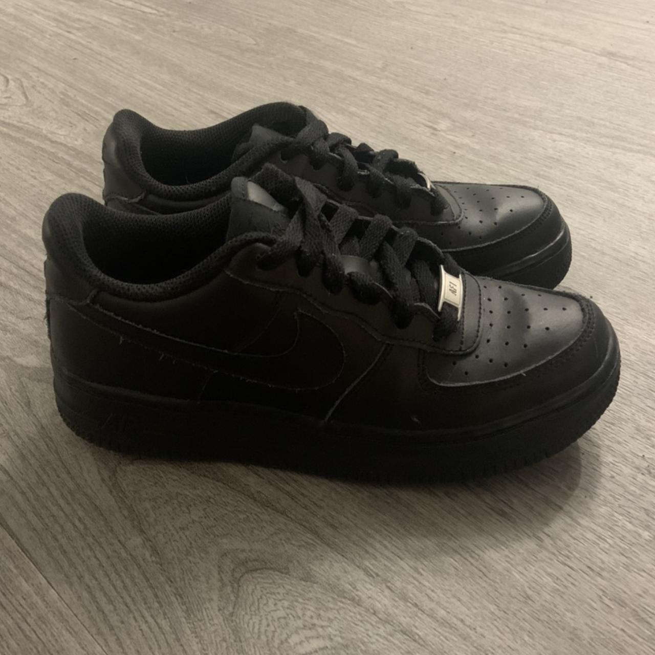 black air forces size 4.5