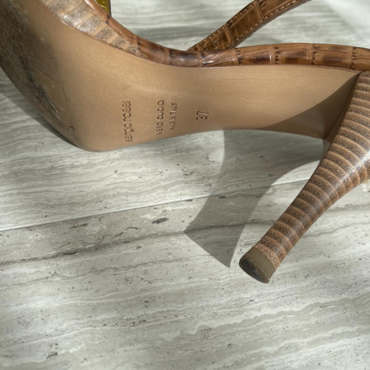 Sergio Rossi Women's Tan and Brown Sandals (4)
