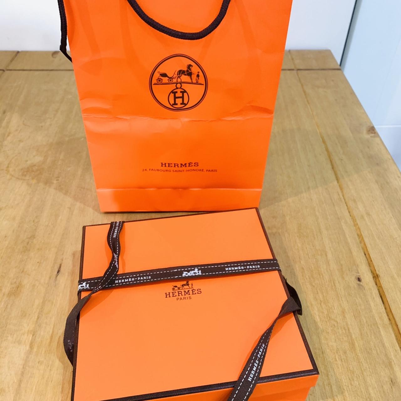 authentic hermes belt box sturdy and real hermes box - Depop